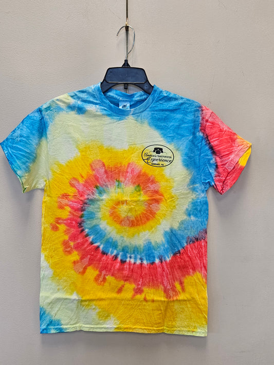 America's Transportation Experience Tie-Dye T-shirt