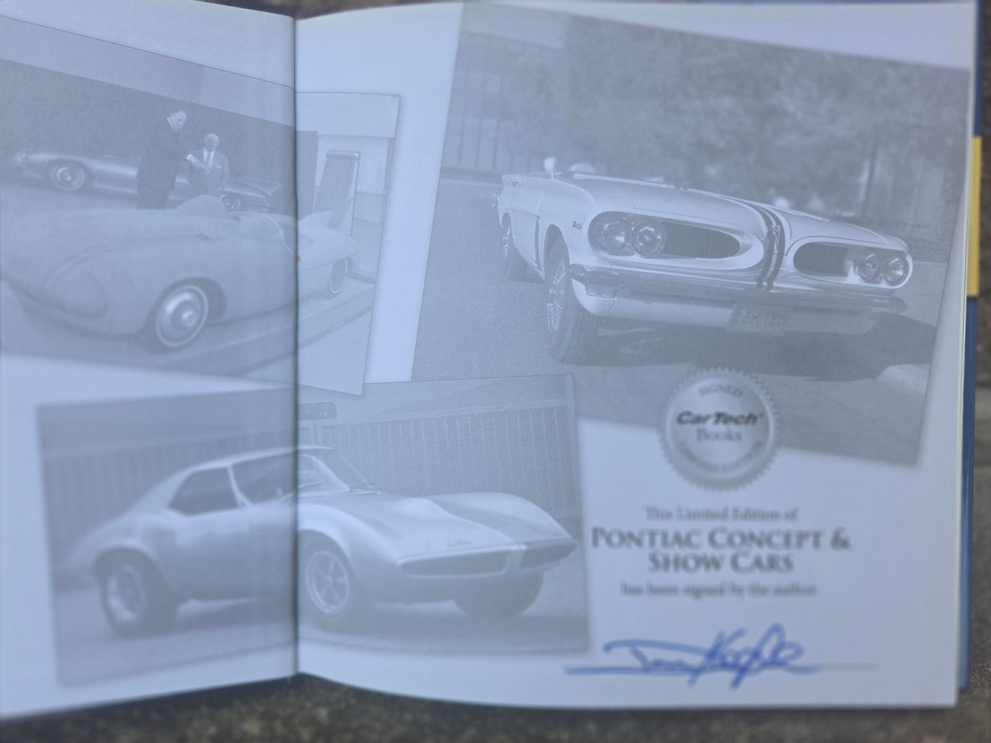 Pontiac Concept & Show Cars - rare author signed edition